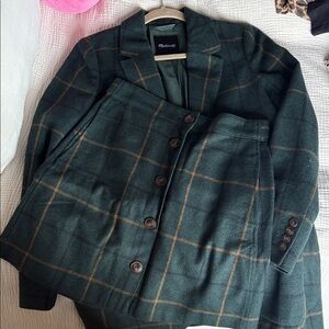 Madewell Blazer and Skirt Set